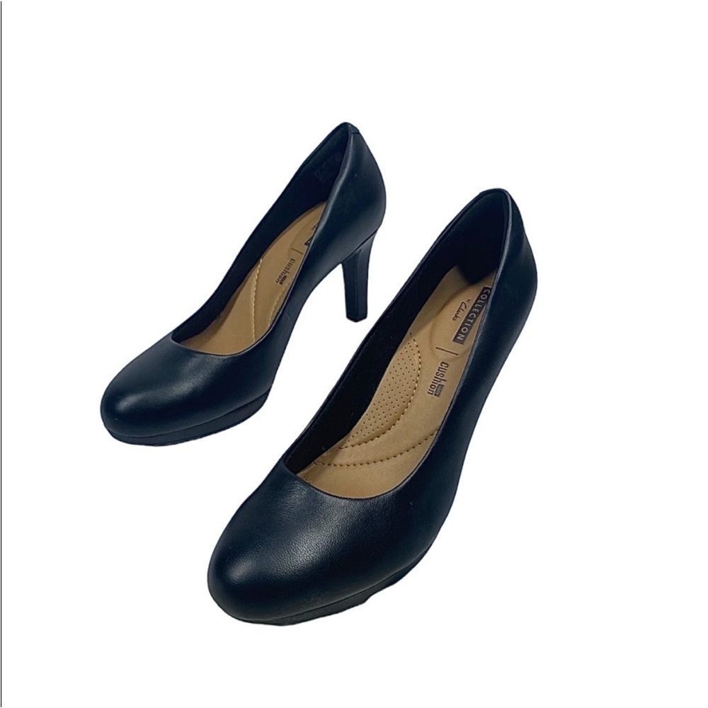 Clarks Women's Adriel Viola Dress Pump, Black, Size 6.5 Wide